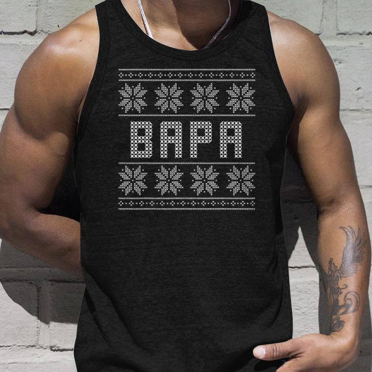 Christmas For Bapa Funny Holiday Gift Unisex Tank Top Gifts for Him