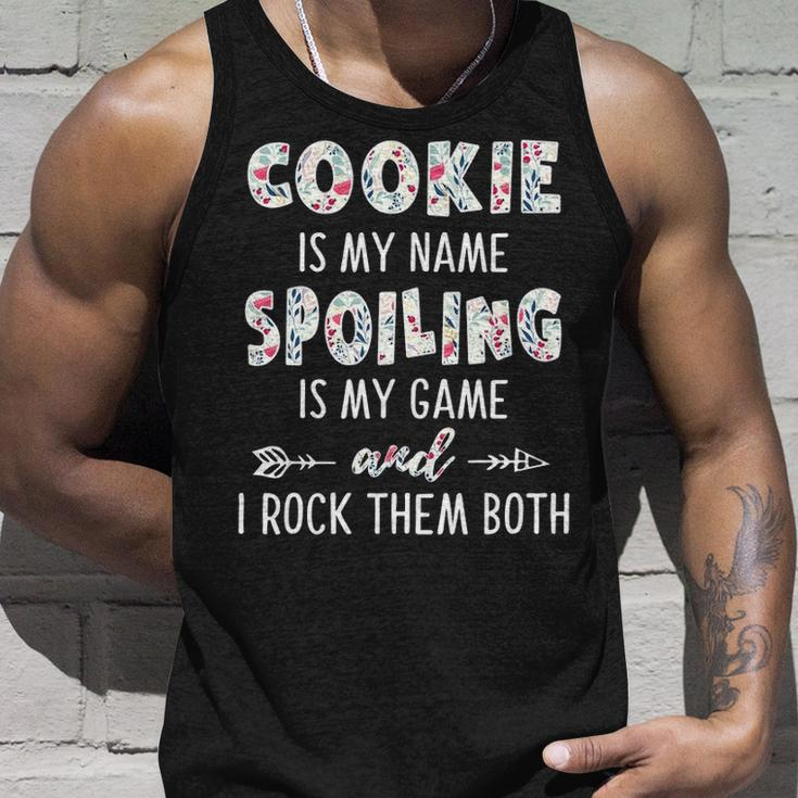 Cookie Grandma Gift Cookie Is My Name Spoiling Is My Game Unisex Tank Top Gifts for Him