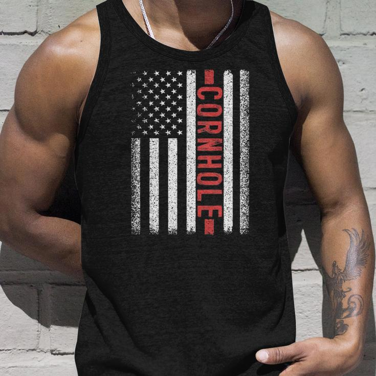 Cornhole American Flag 4Th Of July Bags Player Novelty Unisex Tank Top Gifts for Him