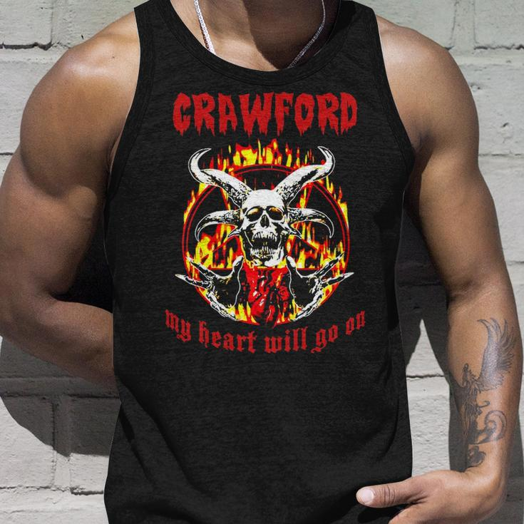 Crawford Name Gift Crawford Name Halloween Gift Unisex Tank Top Gifts for Him