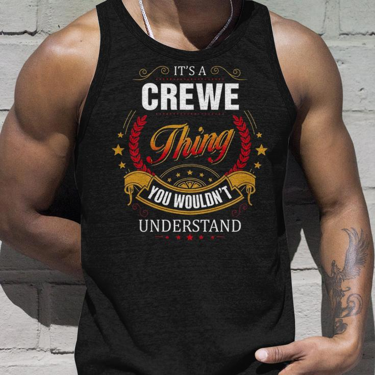 Crewe Shirt Family Crest CreweShirt Crewe Clothing Crewe Tshirt Crewe Tshirt Gifts For The Crewe Unisex Tank Top Gifts for Him