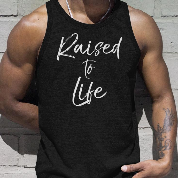 Cute Christian Baptism For New Believers Raised To Life Tank Top Gifts for Him