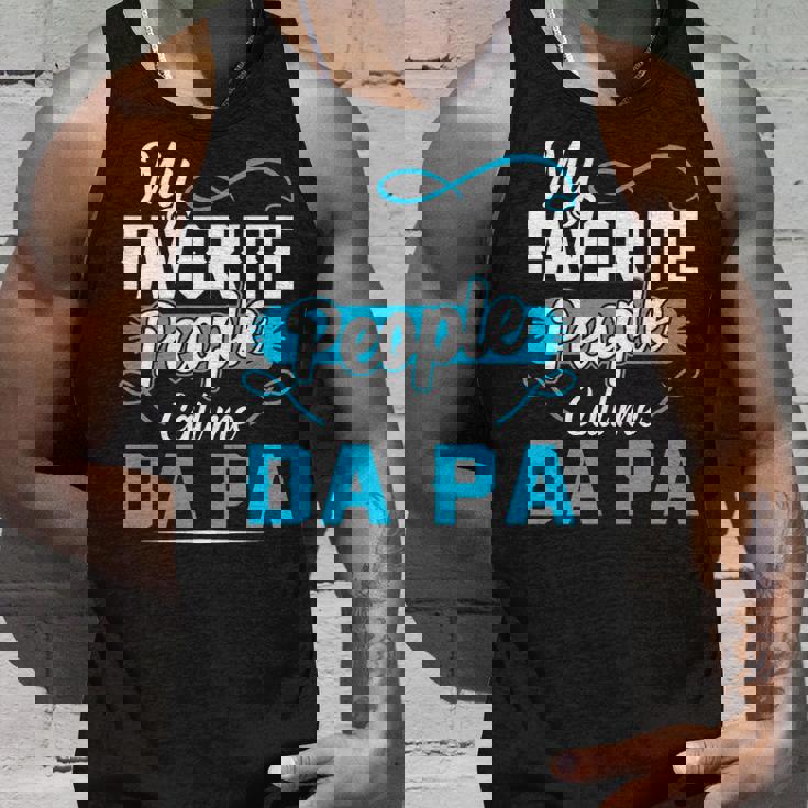 Da Pa Grandpa Gift My Favorite People Call Me Da Pa V2 Unisex Tank Top Gifts for Him