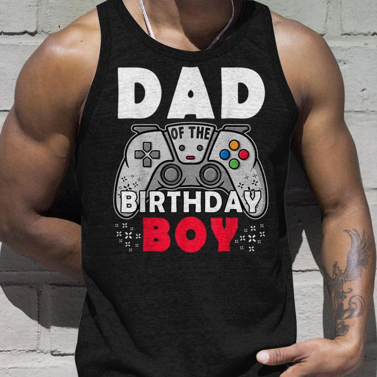 Dad Of Birthday Boy Time To Level Up Video Game Birthday Unisex Tank Top Gifts for Him