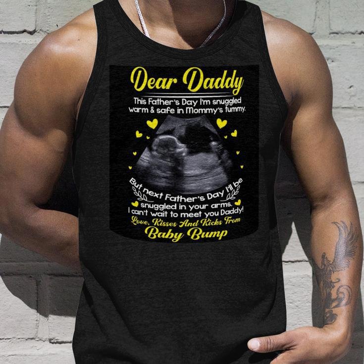 Dear Daddy I Cant Wait To Meet You Fathers Day Mug 3 Unisex Tank Top Gifts for Him
