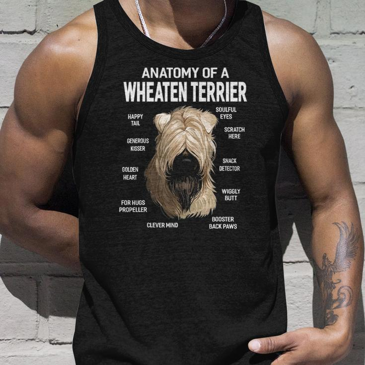 Dogs 365 Anatomy Of A Soft Coated Wheaten Terrier Dog Unisex Tank Top Gifts for Him
