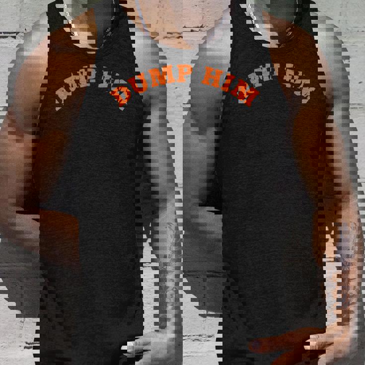 Dump Him Y2k Aesthetic Sarcastic Funny Humor Pink 2000S Meme Unisex Tank Top Gifts for Him Dump Him Y2k Aesthetic Sarcastic Funny Humor Pink 2000S Meme Unisex Tank Top Gifts for Him