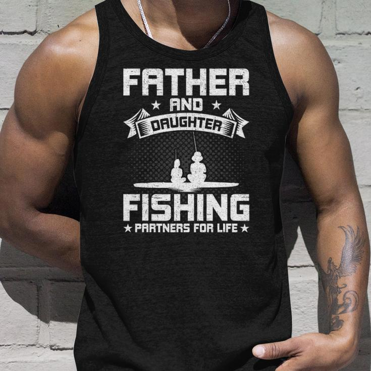 Father And Daughter Fishing Partners For Life Fishing Unisex Tank Top Gifts for Him