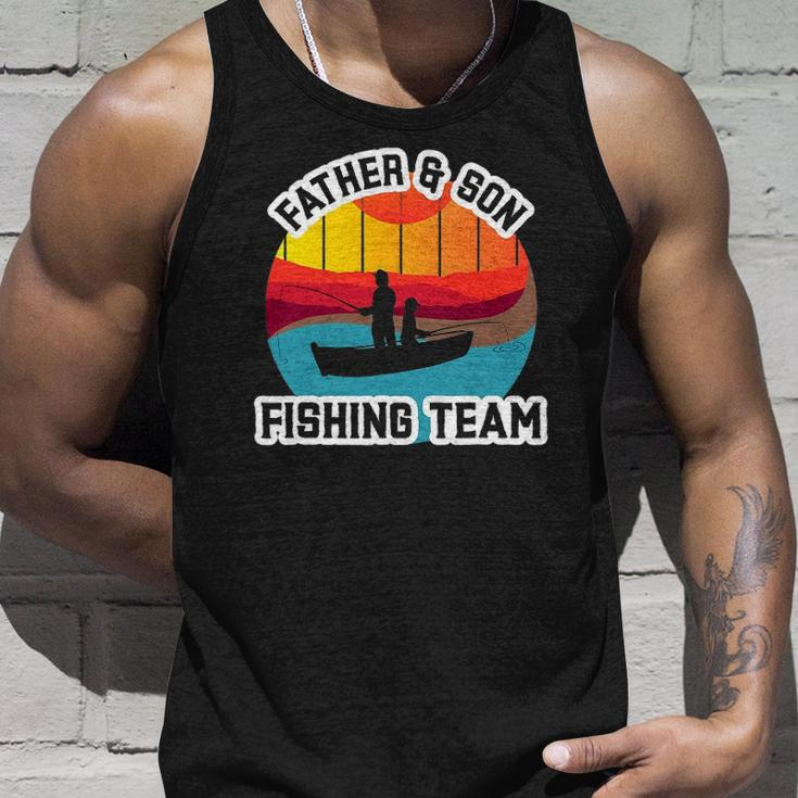 Father And Son Fishing Team Fathers Day Unisex Tank Top Gifts for Him
