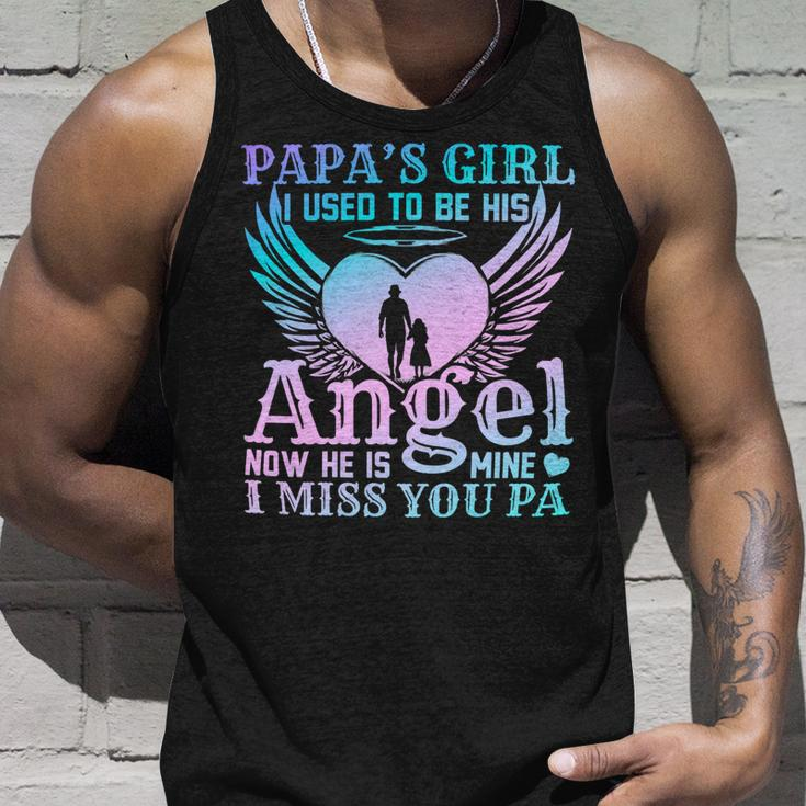 Father Grandpa Daddys Girl Real Cool Daddy Best Dad Fathers Day 58 Family Dad Unisex Tank Top Gifts for Him