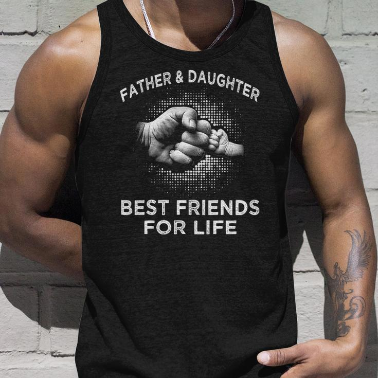 Fathers Day - Father Daughter Friends Fist Bump Unisex Tank Top Gifts for Him