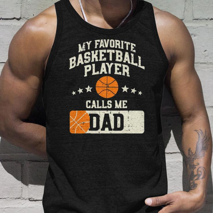 Mens Favorite Basketball Player Dad Baller Daddy Papa Men Tank Top Gifts for Him