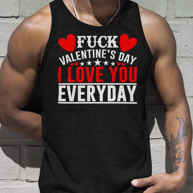 Fk Valentines Day I Love You Every Day Unisex Tank Top Gifts for Him