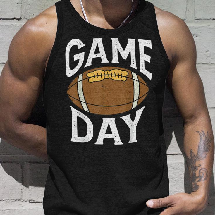 Football Player Vintage Game Day Unisex Tank Top Gifts for Him