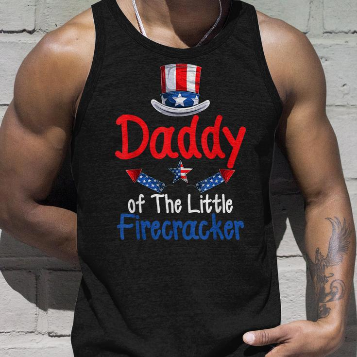 Funny 4Th Of July Daddy Of The Little Firecracker V2 Unisex Tank Top Gifts for Him