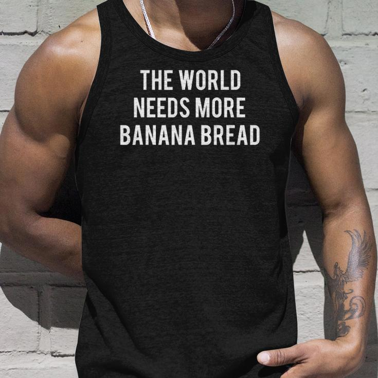 Funny Banana Bread Baker Gift Cake Recipe Bakery Unisex Tank Top Gifts for Him