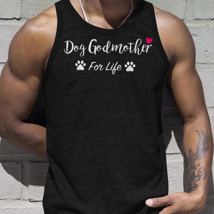 Funny Dog Owner Dog Godmother For Life Unisex Tank Top Gifts for Him