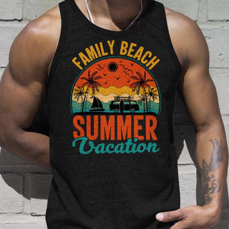 Funny Family Beach Summer Vacation Unisex Tank Top Gifts for Him