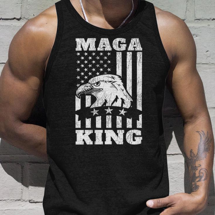 Funny Maga King Trump Supporter Gift Maga King Unisex Tank Top Gifts for Him