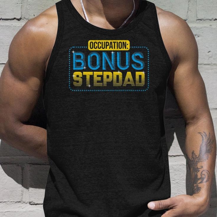 Funny Not A Stepdad But A Bonus Dad Fathers Day Gift Unisex Tank Top Gifts for Him