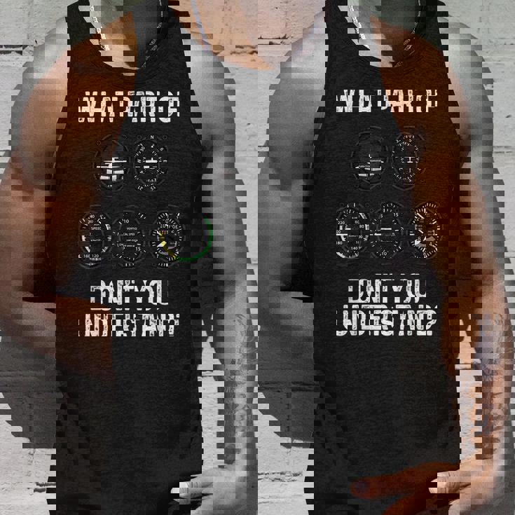 Funny Pilot Design For Men Women Airplane Airline Pilot Unisex Tank Top Gifts for Him