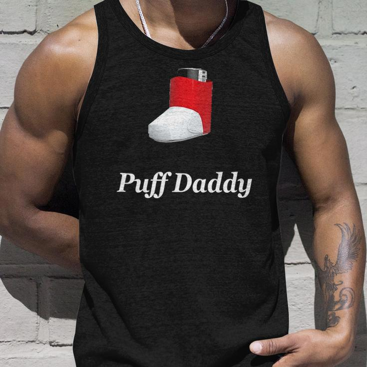 Funny Puff Daddy Asthma Awareness Gift Unisex Tank Top Gifts for Him