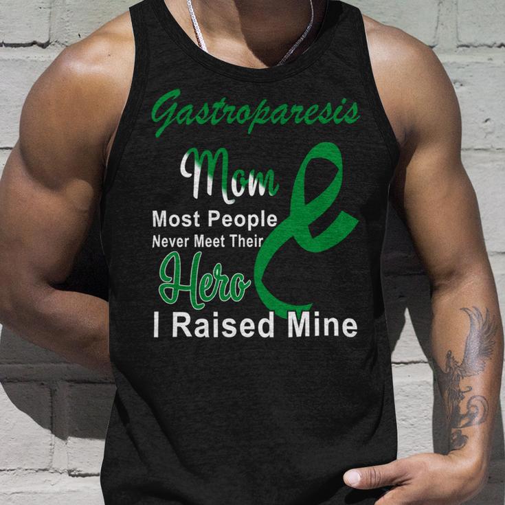 Gastroparesis Warrior Skull Women Vintage Green Ribbon Gastroparesis Gastroparesis Awareness V2 Unisex Tank Top Gifts for Him