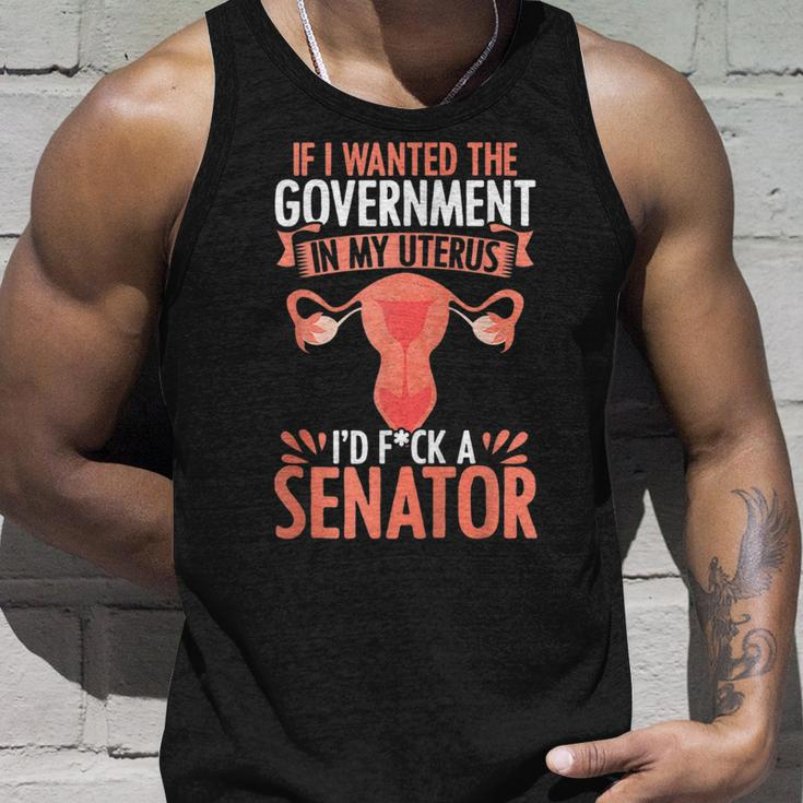 Government In My Uterus Feminist Reproductive Women Rights Unisex Tank Top Gifts for Him