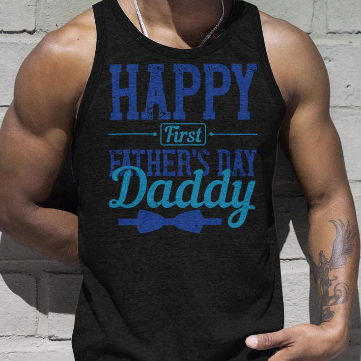 Happy First Fathers Day Daddy Unisex Tank Top Gifts for Him