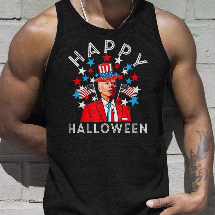Happy Halloween Joe Biden 4Th Of July Memorial Independence Unisex Tank Top Gifts for Him