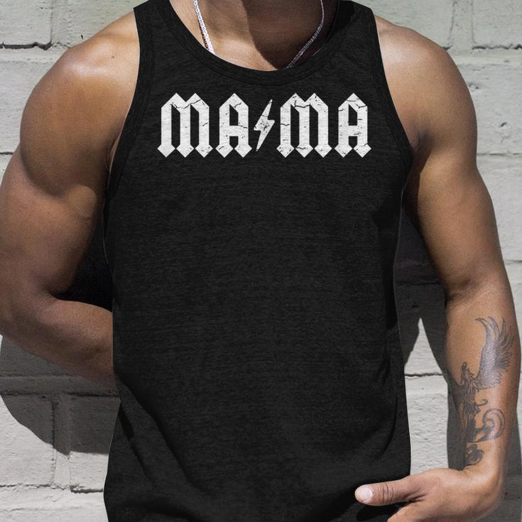 Hard Rock Mom - Mama Lightning Bolt Unisex Tank Top Gifts for Him