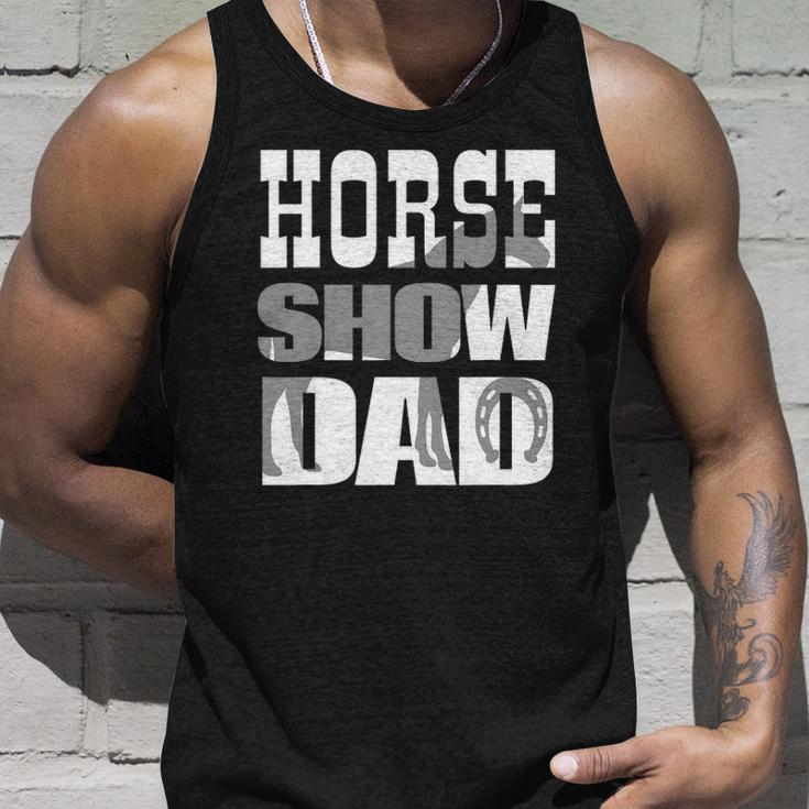 Horse Show Dad Fathers Day Unisex Tank Top Gifts for Him