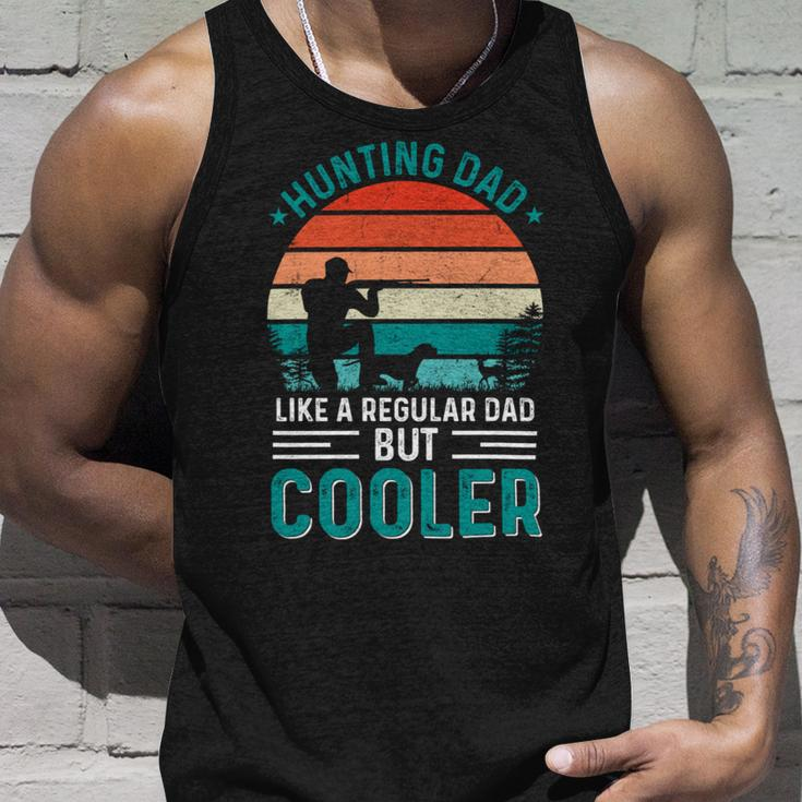 Hunting Dad Like A Regular Dad But Cooler Fathers Day Hunt Design Unisex Tank Top Gifts for Him