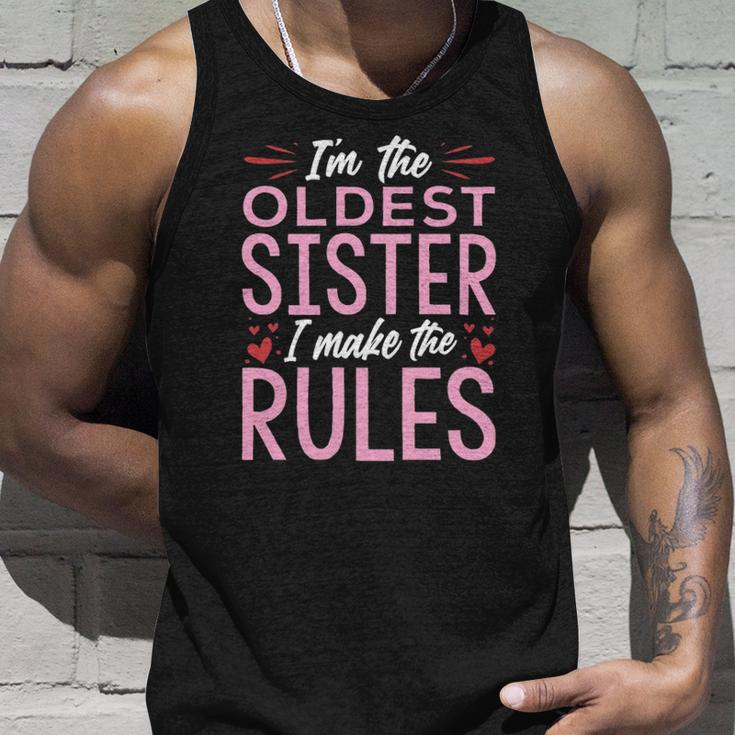 I Am The Oldest Sister I Make The Rules V2 Unisex Tank Top Gifts for Him