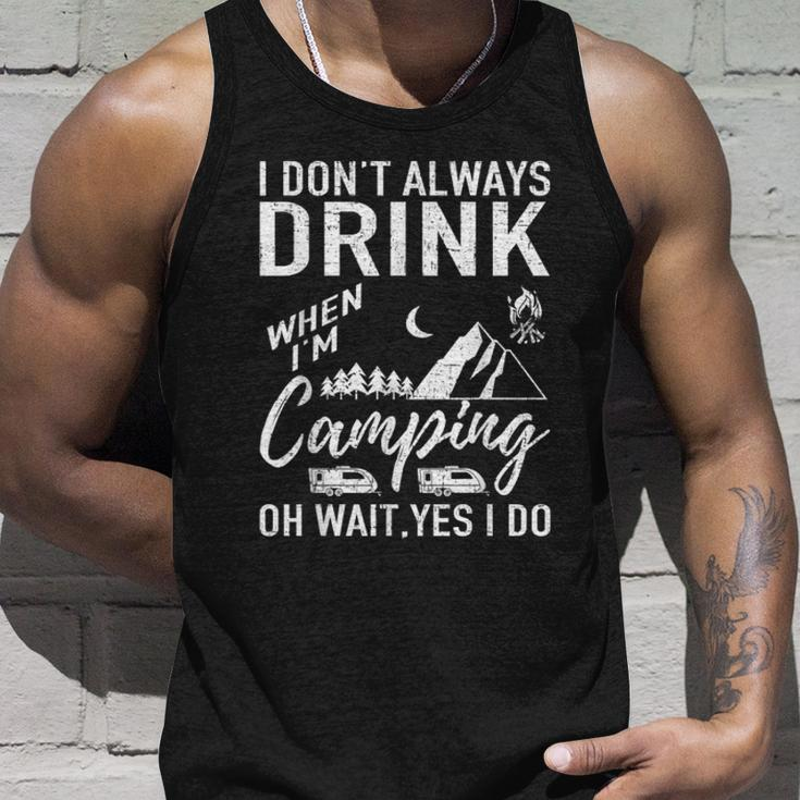 I Dont Always Drink Beer Lovers Camping Unisex Tank Top Gifts for Him
