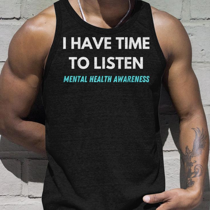 I Have Time To Listen Suicide Prevention Awareness Support V2 Unisex Tank Top Gifts for Him