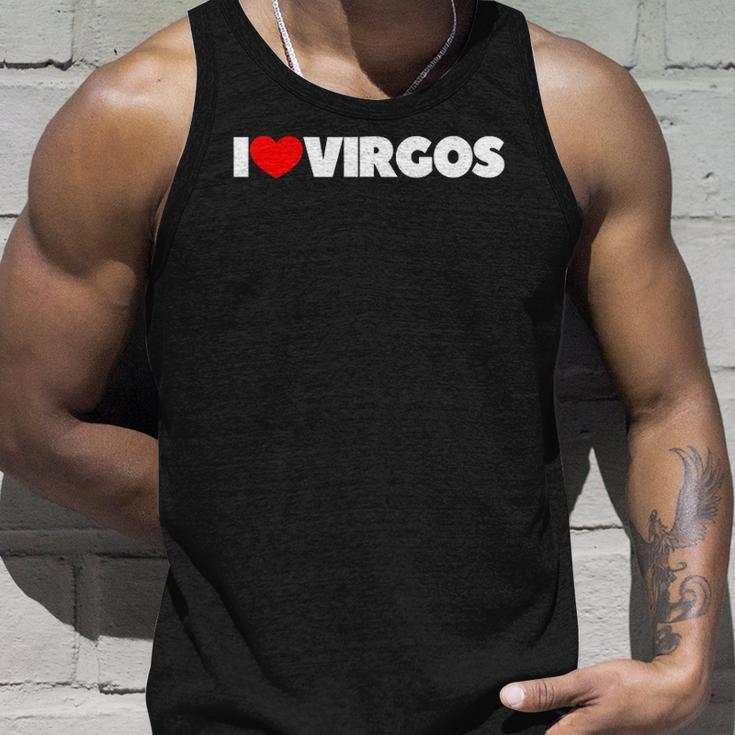 I Love Virgos I Heart Virgos Unisex Tank Top Gifts for Him