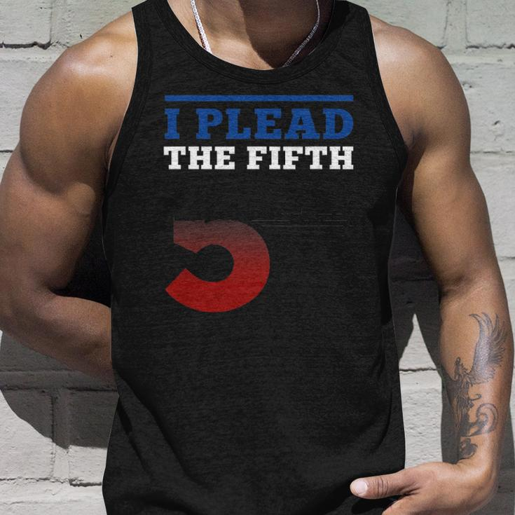 I Plead Fifth 5Th Amendment Constitution Rights Print Unisex Tank Top Gifts for Him