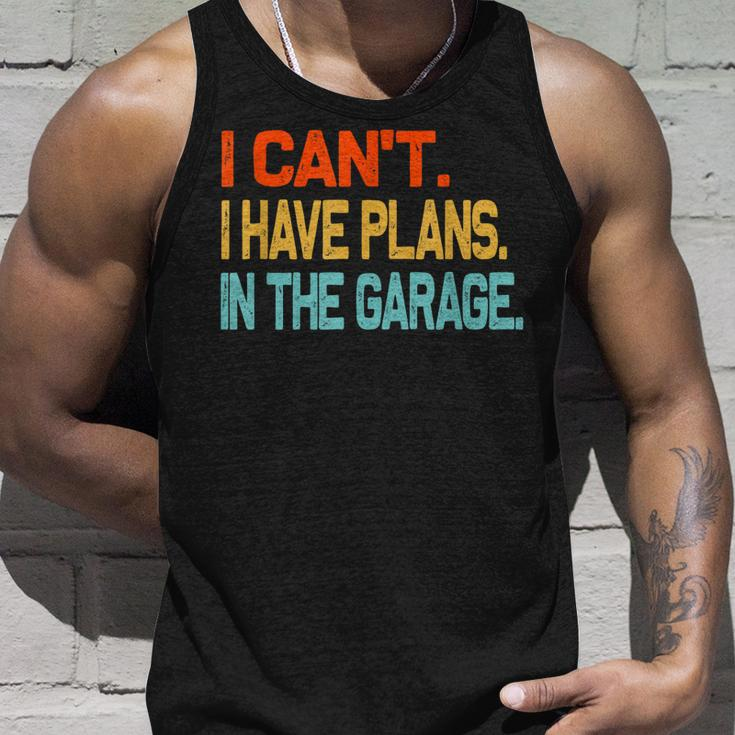 Ill Be In The Garage Funny Dad Work Repair Car Mechanic Unisex Tank Top Gifts for Him