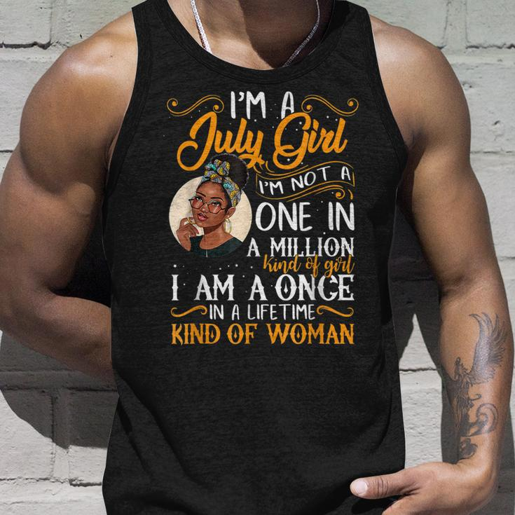 Im A July Girl Black Women Cancer July Birthday For Girl Unisex Tank Top Gifts for Him