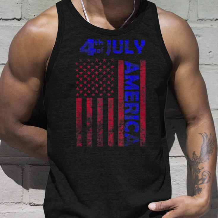 Independence Day Usa America Flag 4Th Of July Happy Funny Unisex Tank Top Gifts for Him