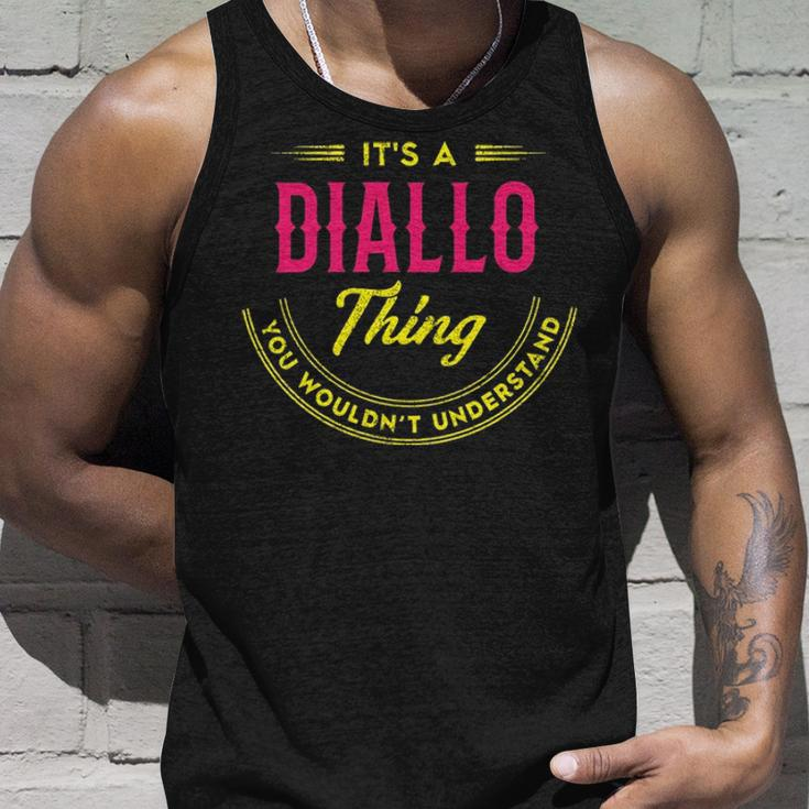 Its A Diallo Thing You Wouldnt Understand Shirt Personalized Name GiftsShirt Shirts With Name Printed Diallo Unisex Tank Top Gifts for Him