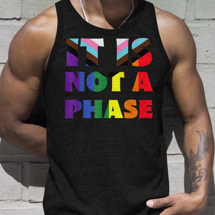 Its Not A Phase Lgbtqia Rainbow Flag Gay Pride Ally Unisex Tank Top Gifts for Him