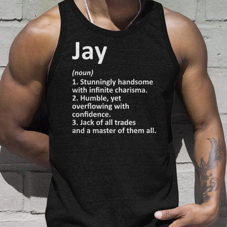 Jay Definition Personalized Name Funny Birthday Gift Idea Unisex Tank Top Gifts for Him