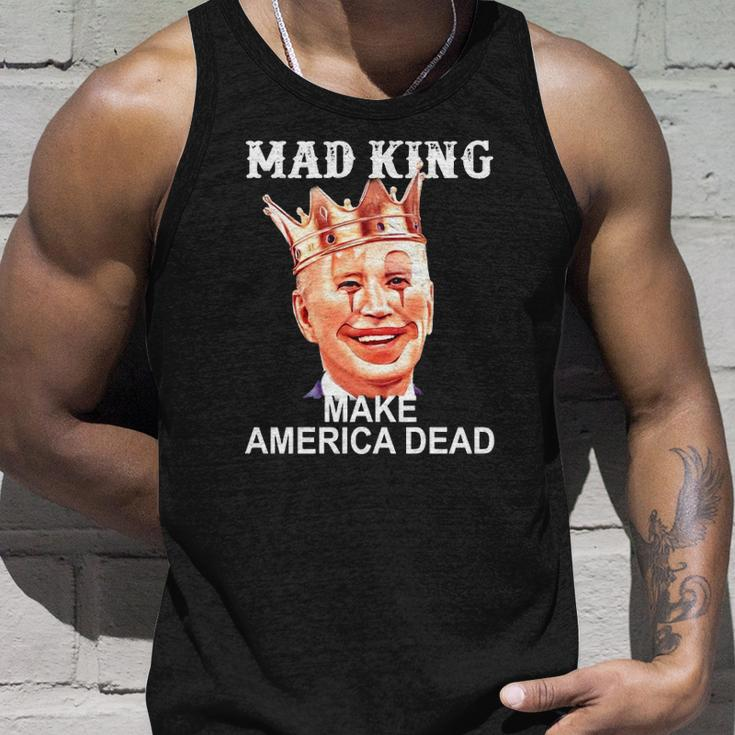 Joe Biden Mad King Make America Dead Unisex Tank Top Gifts for Him