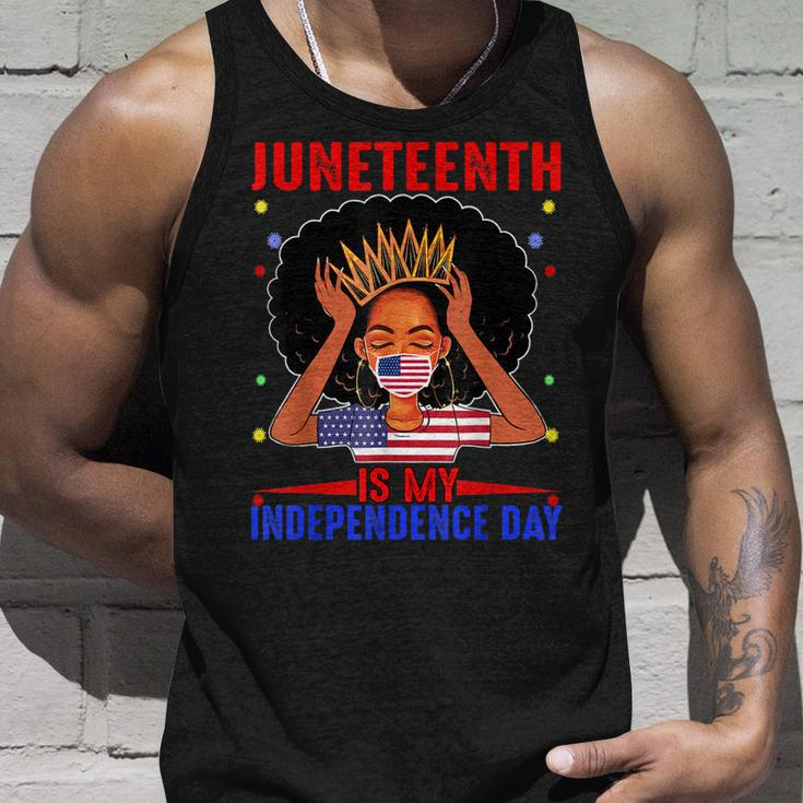 Juneteenth Is My Independence Day 4Th July Black Afro Flag Unisex Tank Top Gifts for Him