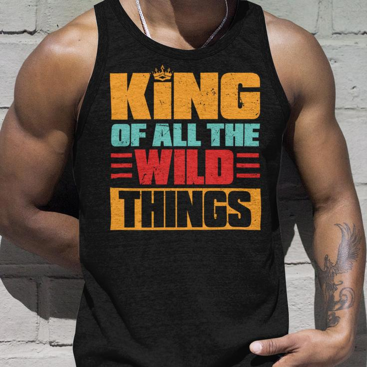 King Of All The Wild Things Father Of Boys & Girls Unisex Tank Top Gifts for Him