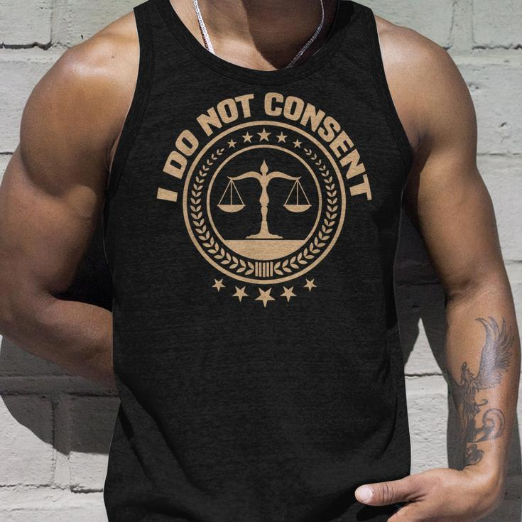 Lawyer I Do Not Consent Future Attorney Retired Lawyer Unisex Tank Top Gifts for Him