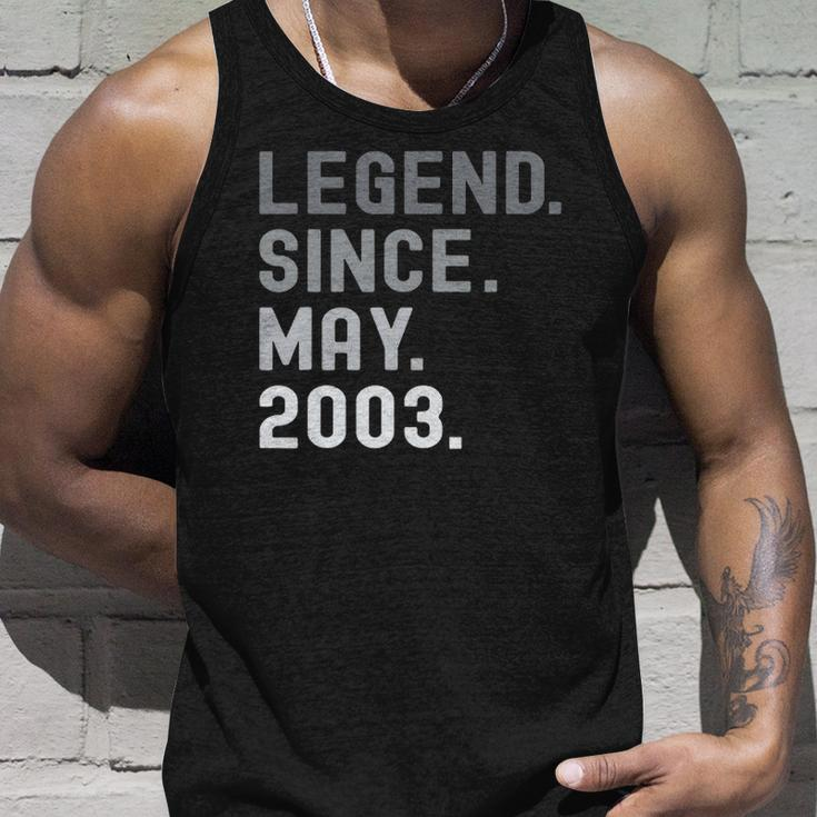 Legend Since May 2003 19 Years Old 19Th Birthday Gifts Unisex Tank Top Gifts for Him
