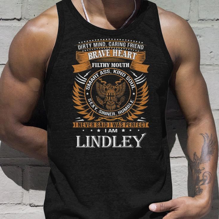 Lindley Name Gift Lindley Brave Heart Unisex Tank Top Gifts for Him